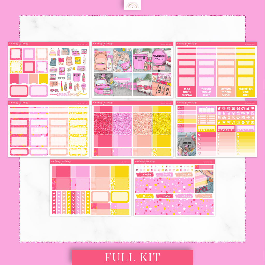 Road Trippin Weekly Kit Caress Press