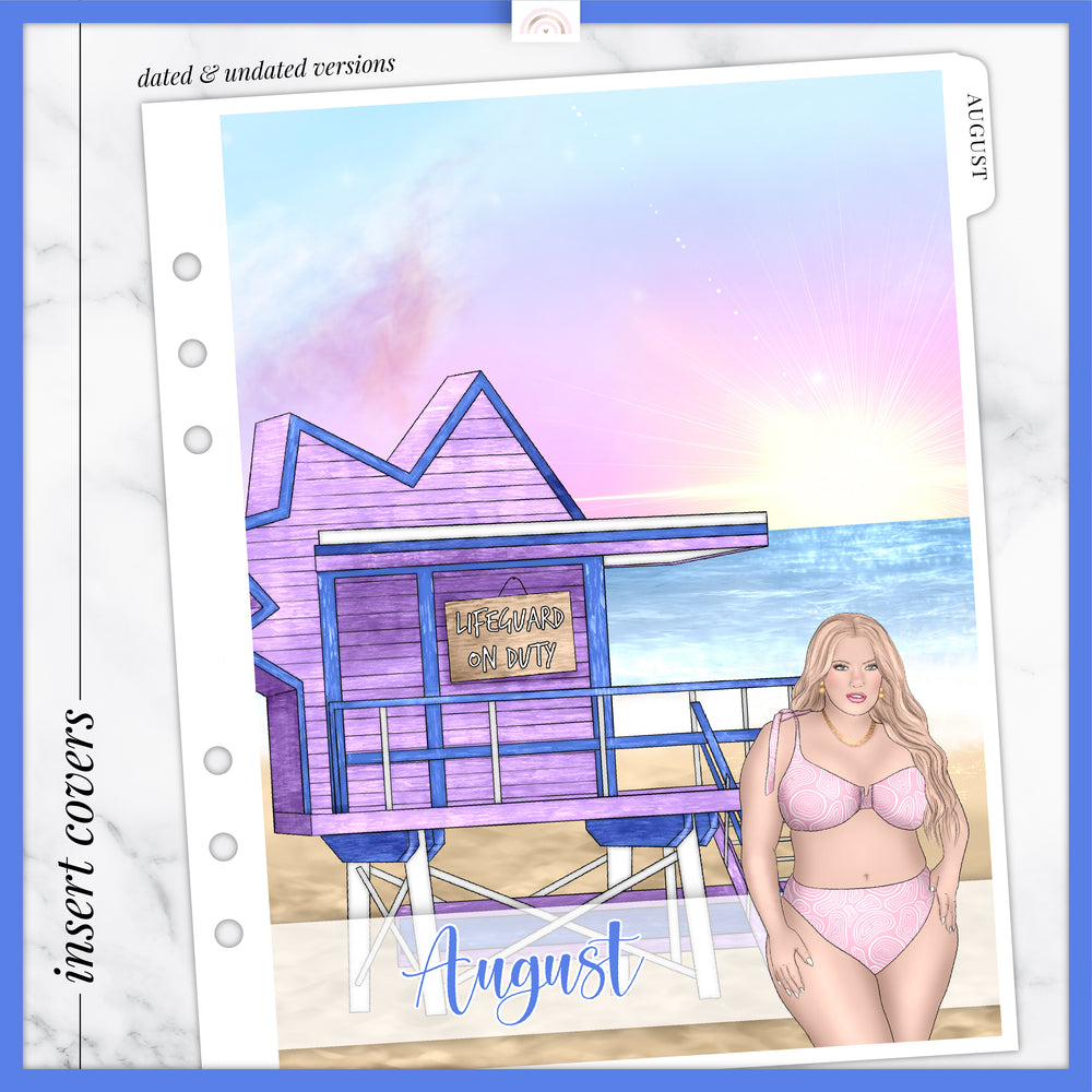 Sunkissed Summer Insert Cover Sticker