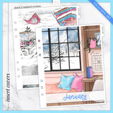 Let it Snow Insert Cover Sticker