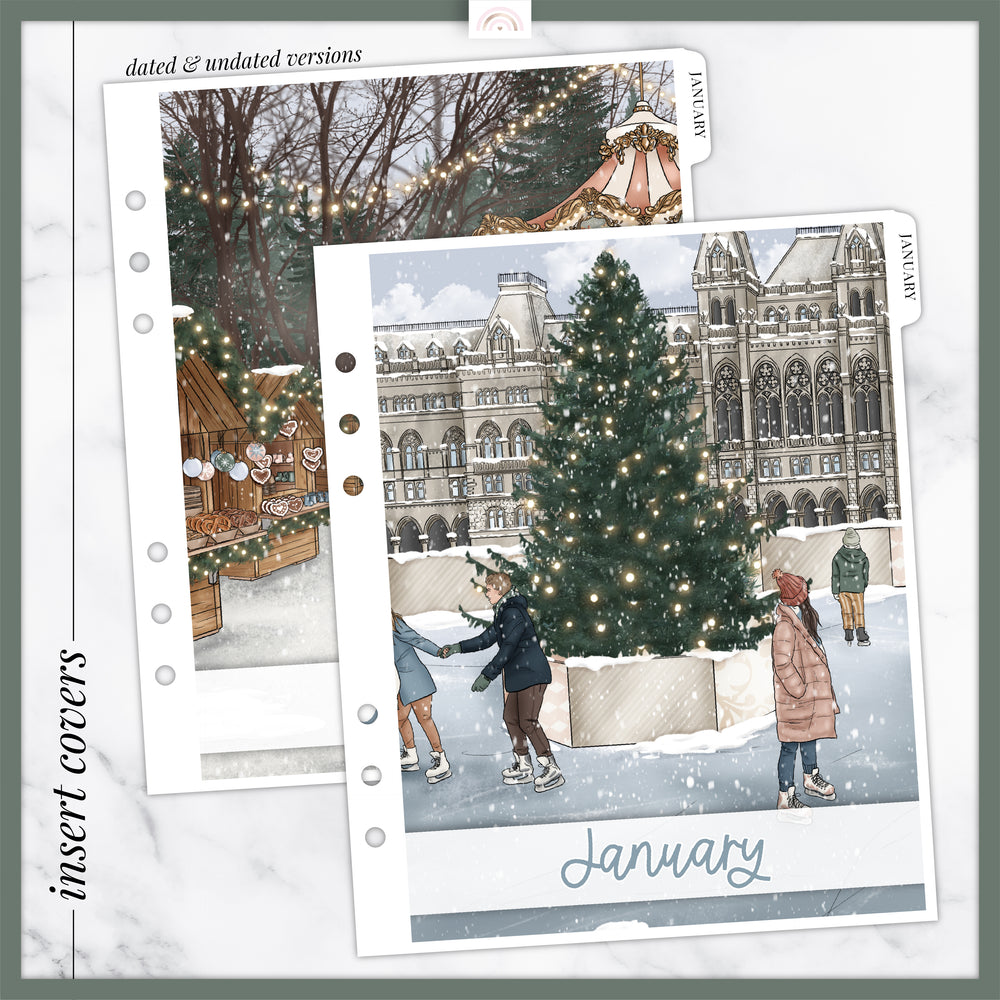 Winter Fair Insert Cover Sticker - January