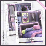 Goth Doll Insert Cover Sticker