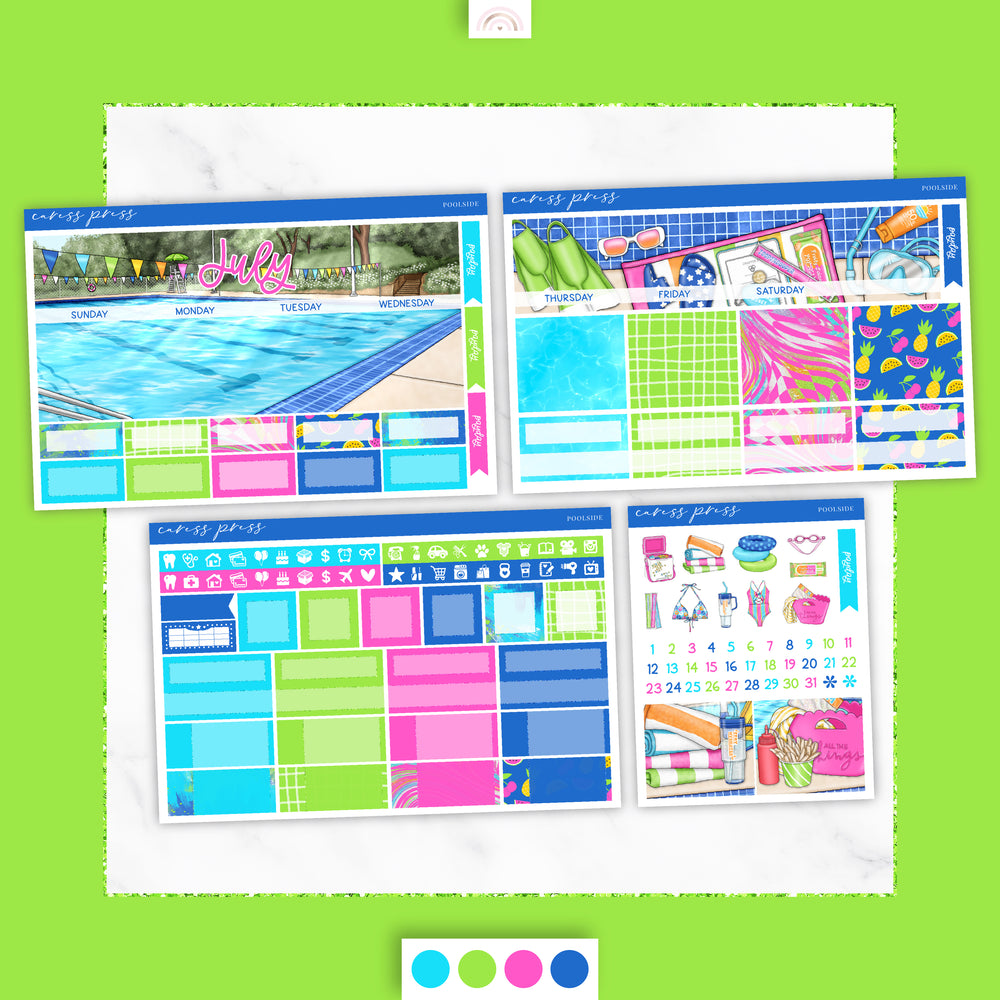 July Monthly - Poolside