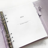 UNDATED Continuous Weeks  // A5 Wide Planner Inserts (2024 version)
