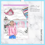 Let it Snow Insert Cover Sticker