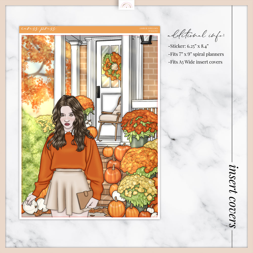 Amber Dreams Insert Cover Sticker