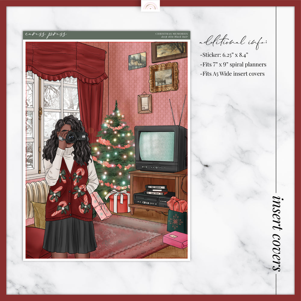 Christmas Memories Insert Cover Sticker