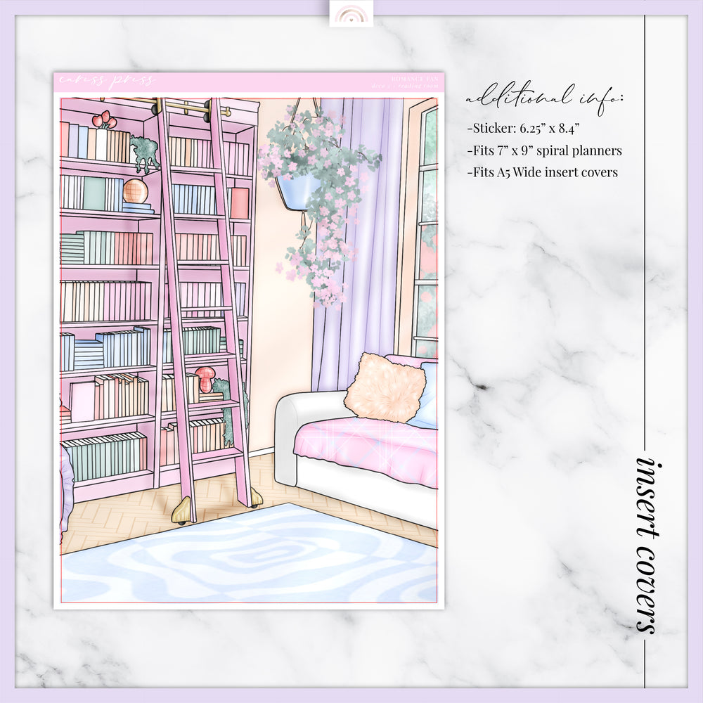 Romance Fan Insert Cover Sticker