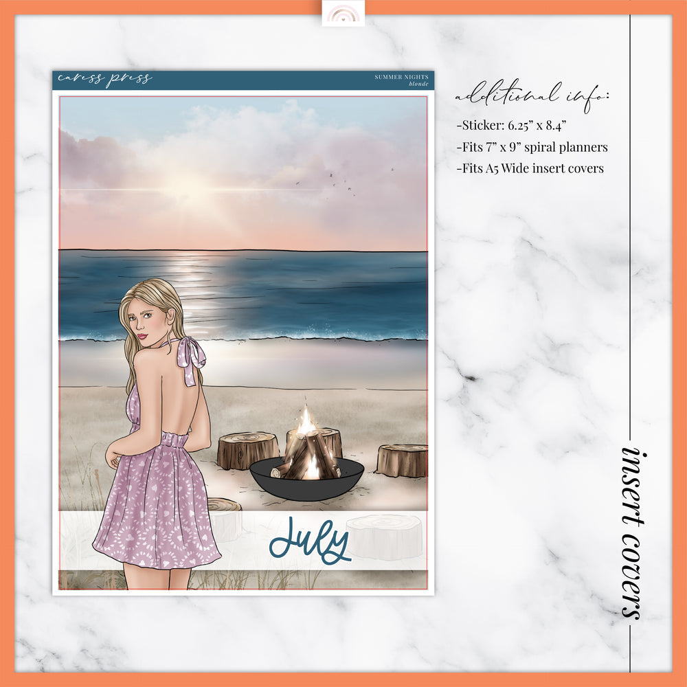 Summer Nights Insert Cover Sticker