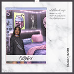 Goth Doll Insert Cover Sticker