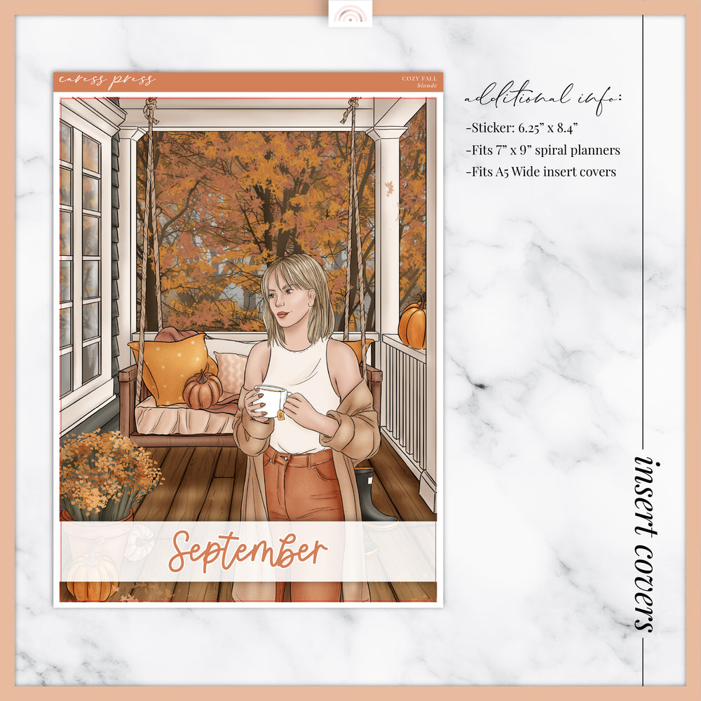 Cozy Fall Insert Cover Sticker
