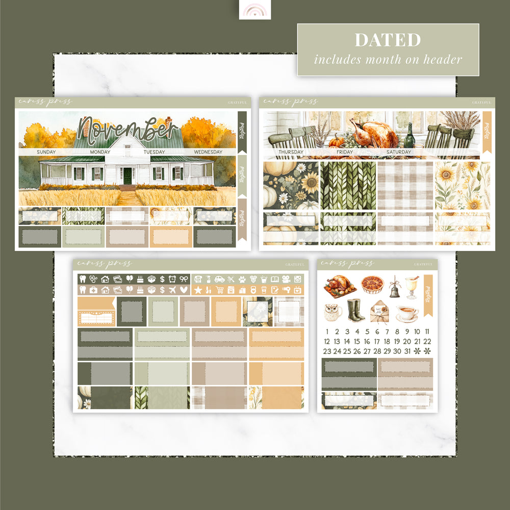 November Monthly - Grateful
