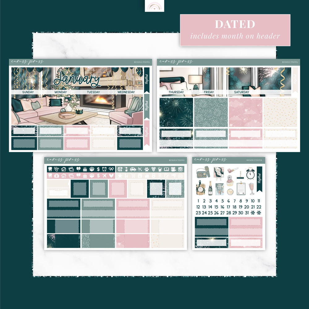 January Monthly - Resolutions