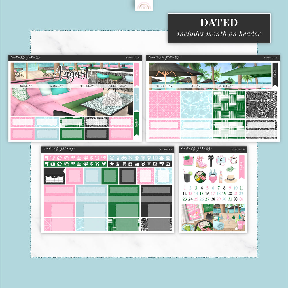 August Monthly - Beach Club