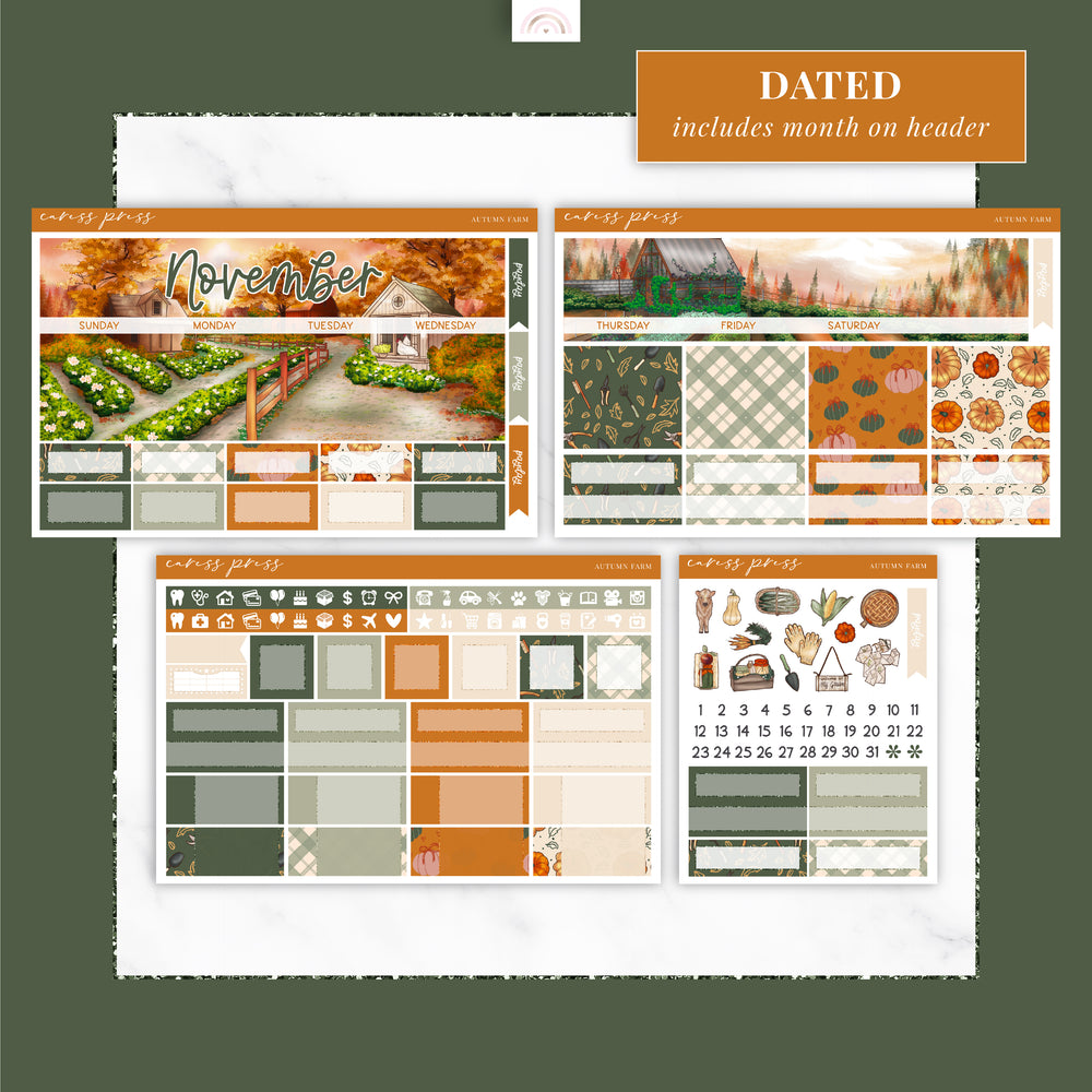 November Monthly - Autumn Farm