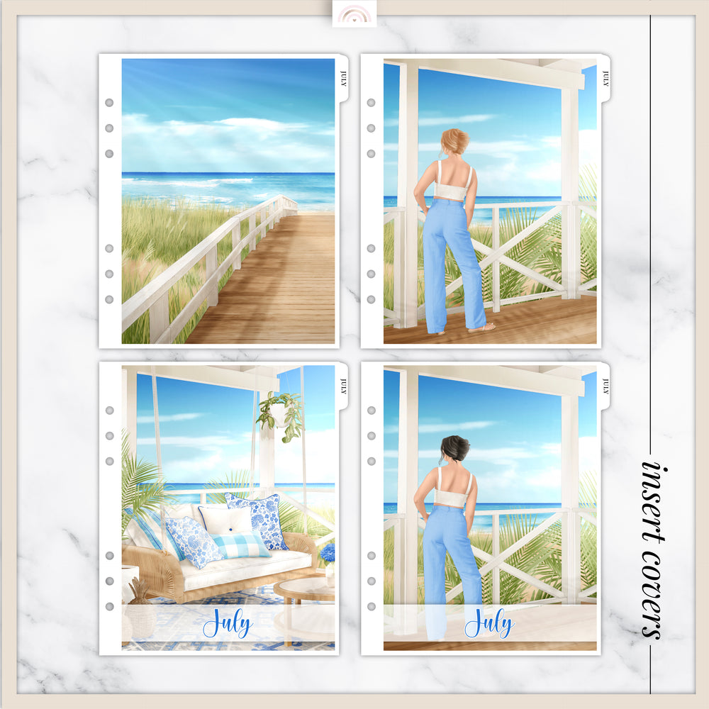 Seaside Insert Cover Sticker