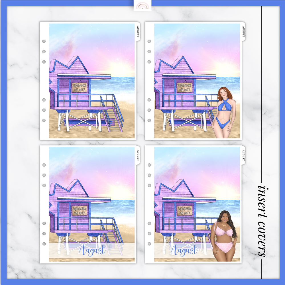 Sunkissed Summer Insert Cover Sticker
