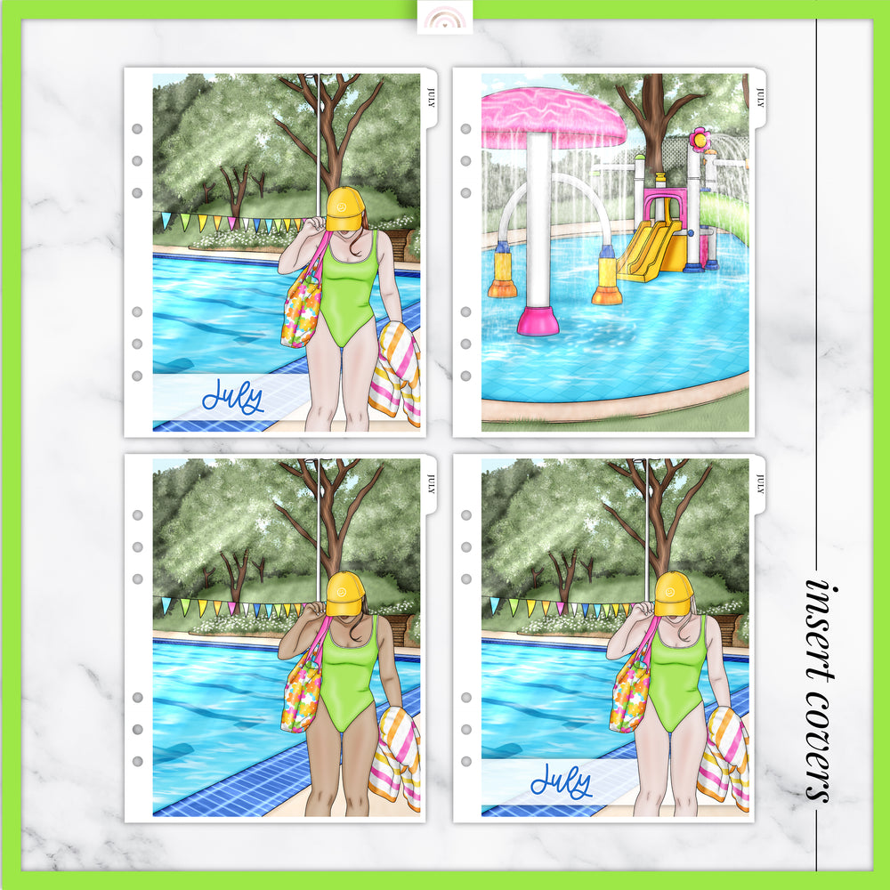 Poolside Insert Cover Sticker
