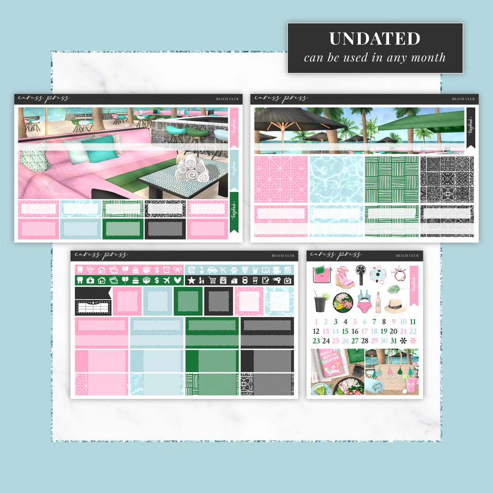 August Monthly - Beach Club