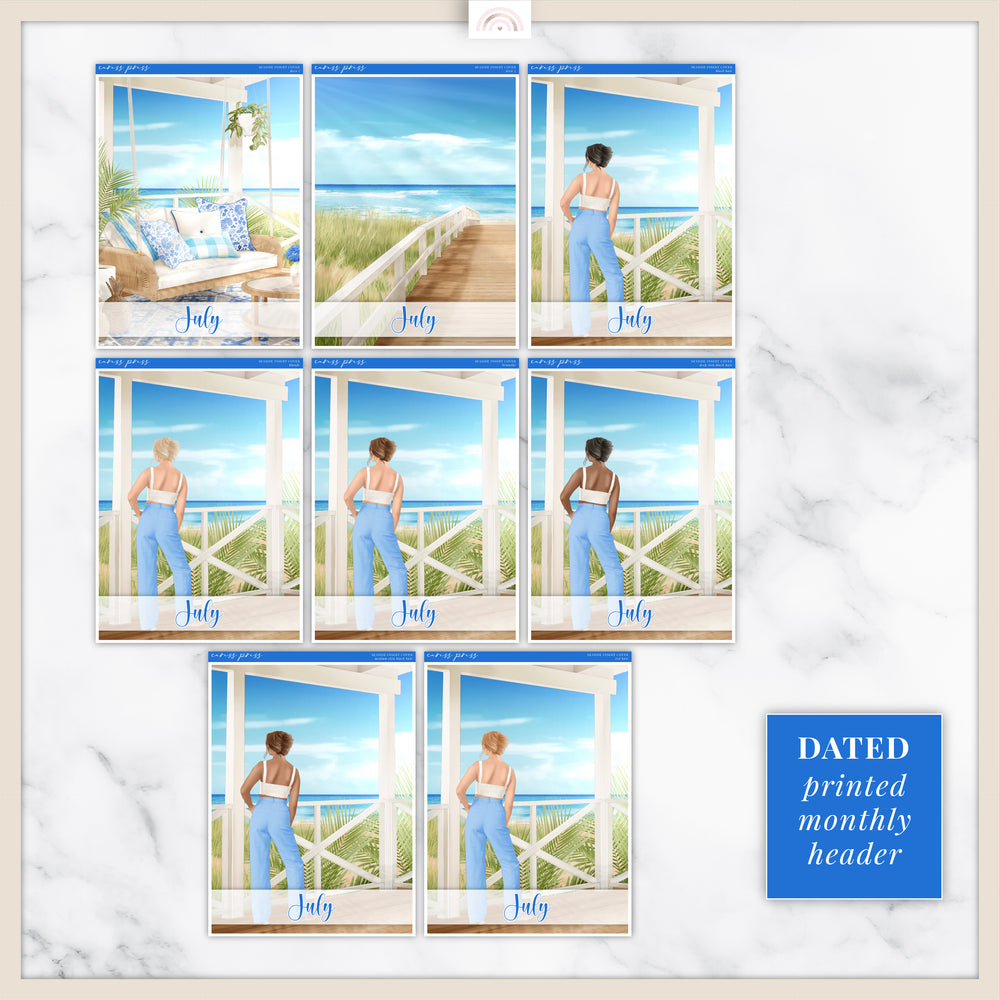 Seaside Insert Cover Sticker