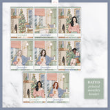 Cozy Christmas Insert Cover Sticker