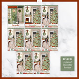Vintage Christmas Insert Cover Sticker