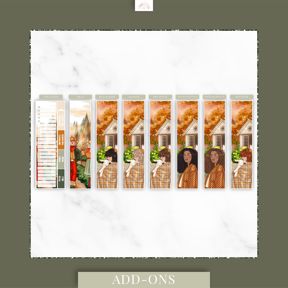 November Monthly Extra Sidebar - Autumn Farm