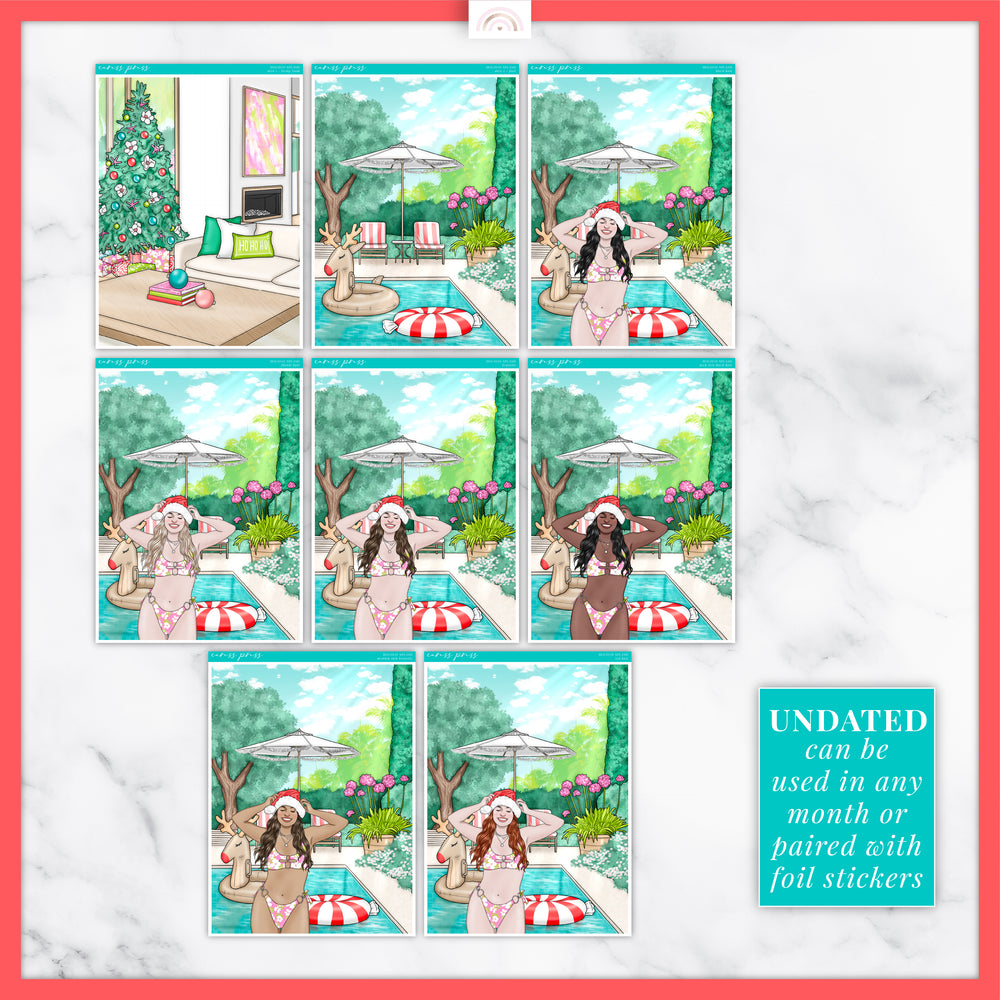 Holiday Splash Insert Cover Sticker