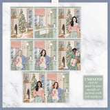 Cozy Christmas Insert Cover Sticker