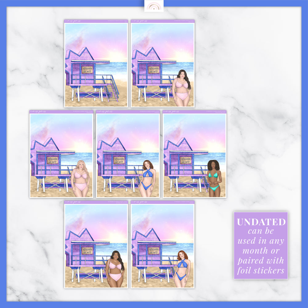 Sunkissed Summer Insert Cover Sticker