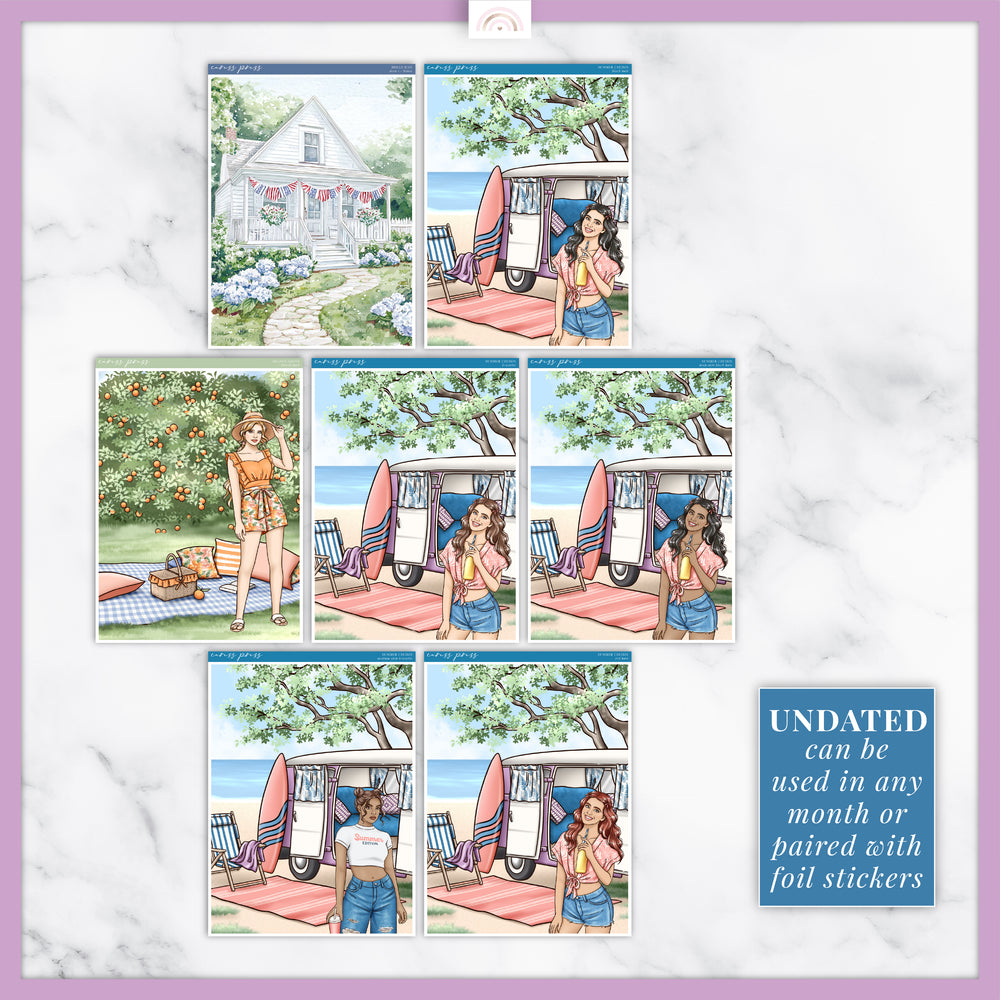 Summer Cruisin Insert Cover Sticker