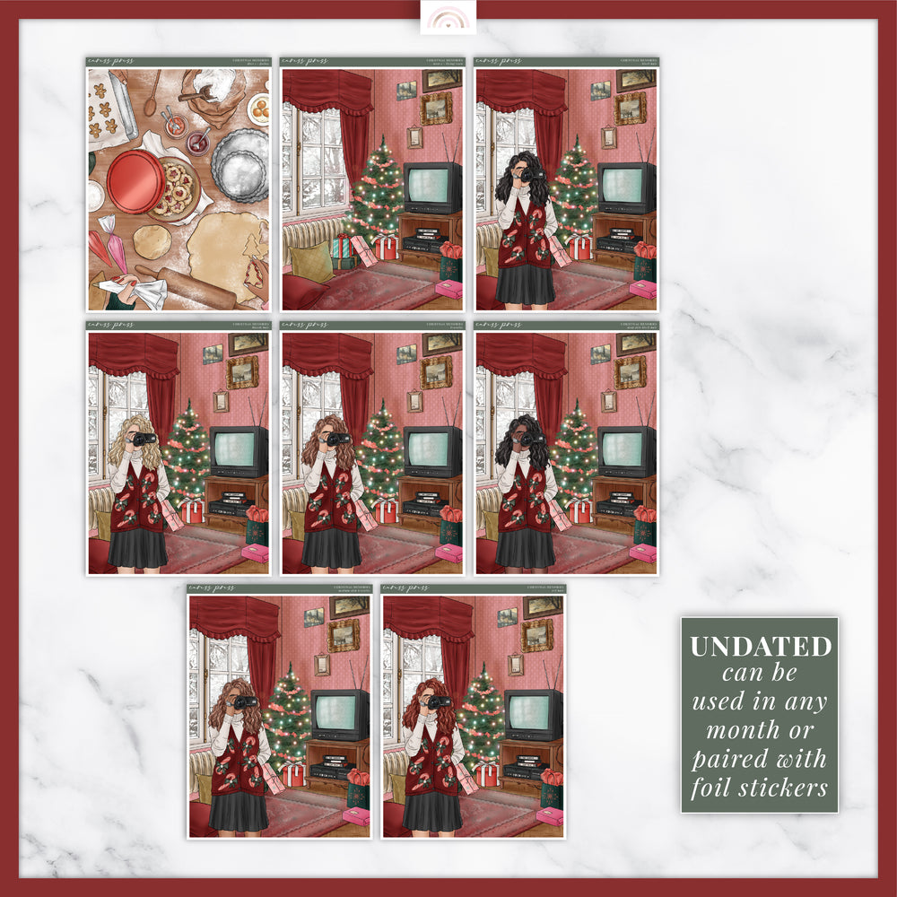 Christmas Memories Insert Cover Sticker