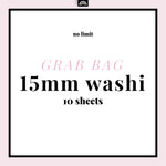 15mm Washi Grab Bag / 10 qty