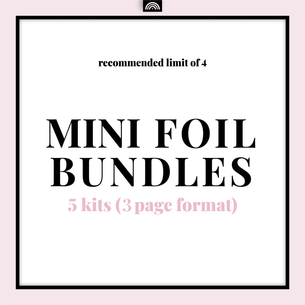 Mini Foil Bundle Grab Bags | Recommended Limit 4