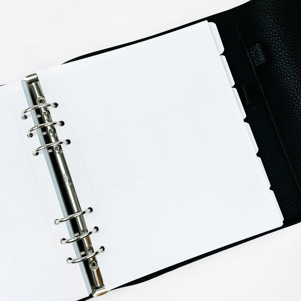 UNDATED Months + Weeks // A5 Wide Planner Inserts