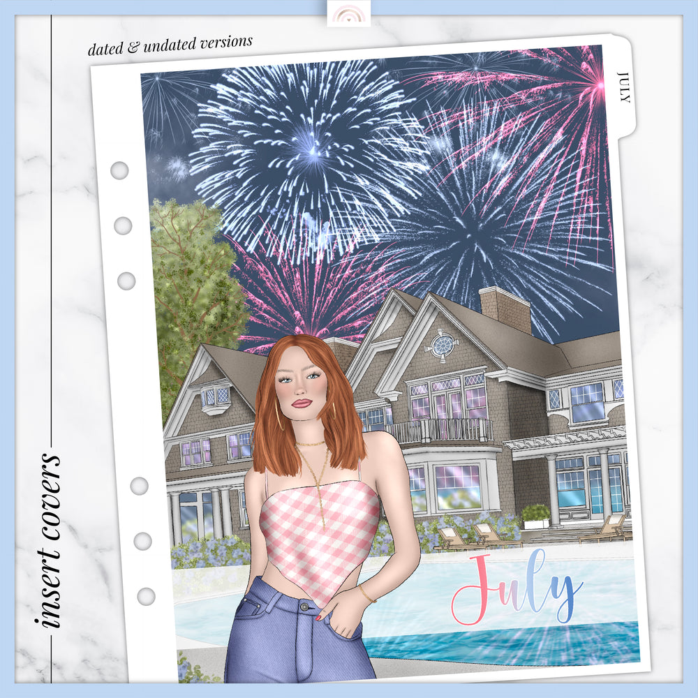 American Babe Insert or Planner Cover Sticker