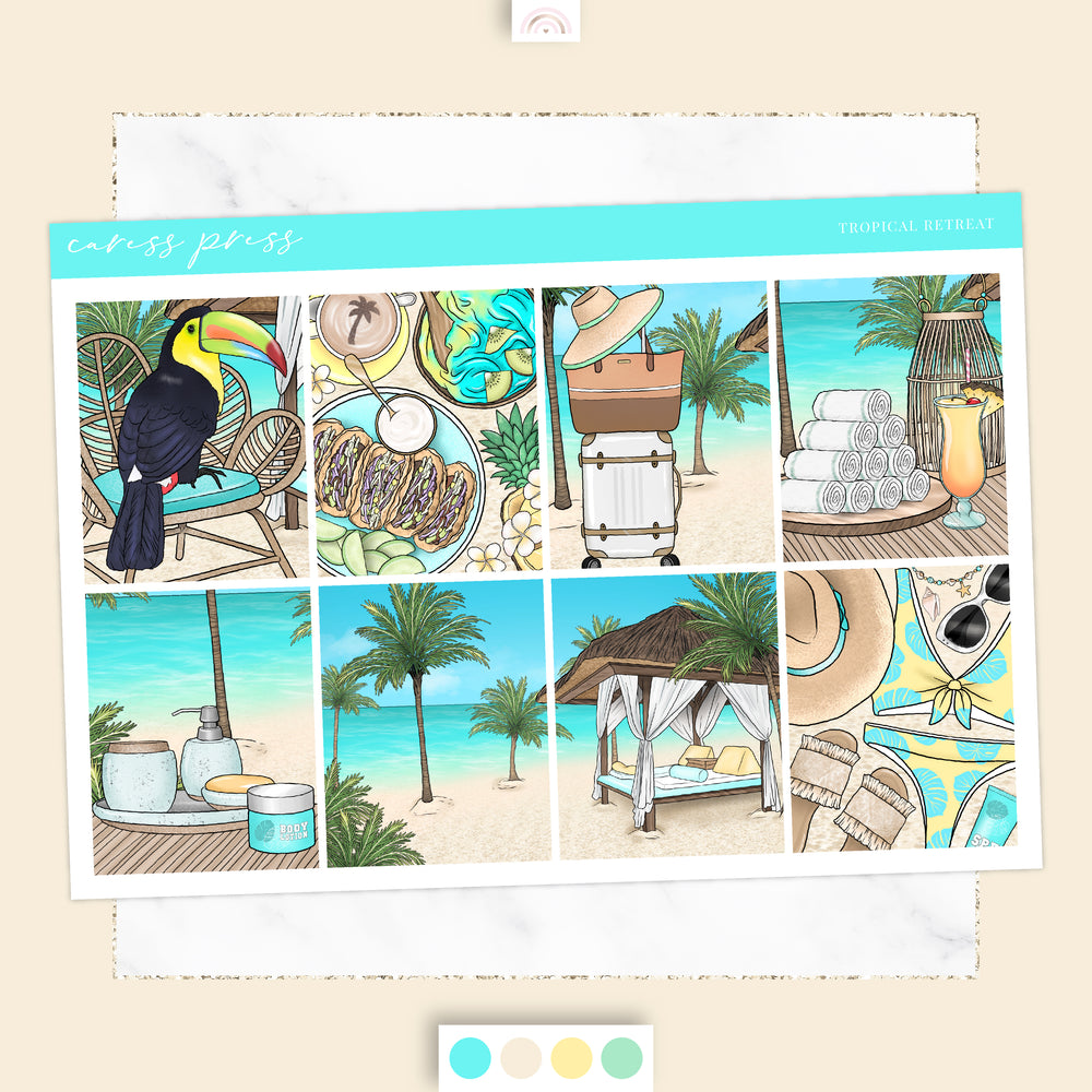 Tropical Retreat - Weekly Kit