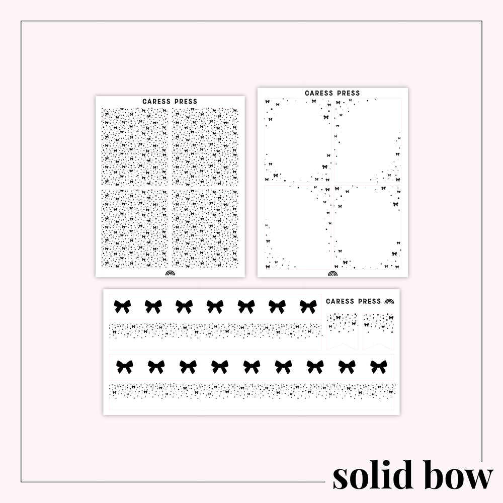 Solid Bow Foil Overlay Collection