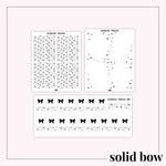 Solid Bow Foil Overlay Collection