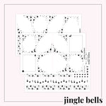 Jingle Bells Foil Bundle // Sparkly Red & Sparkly Champagne Gold