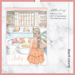 Sunset Glow Insert or Planner Cover Sticker