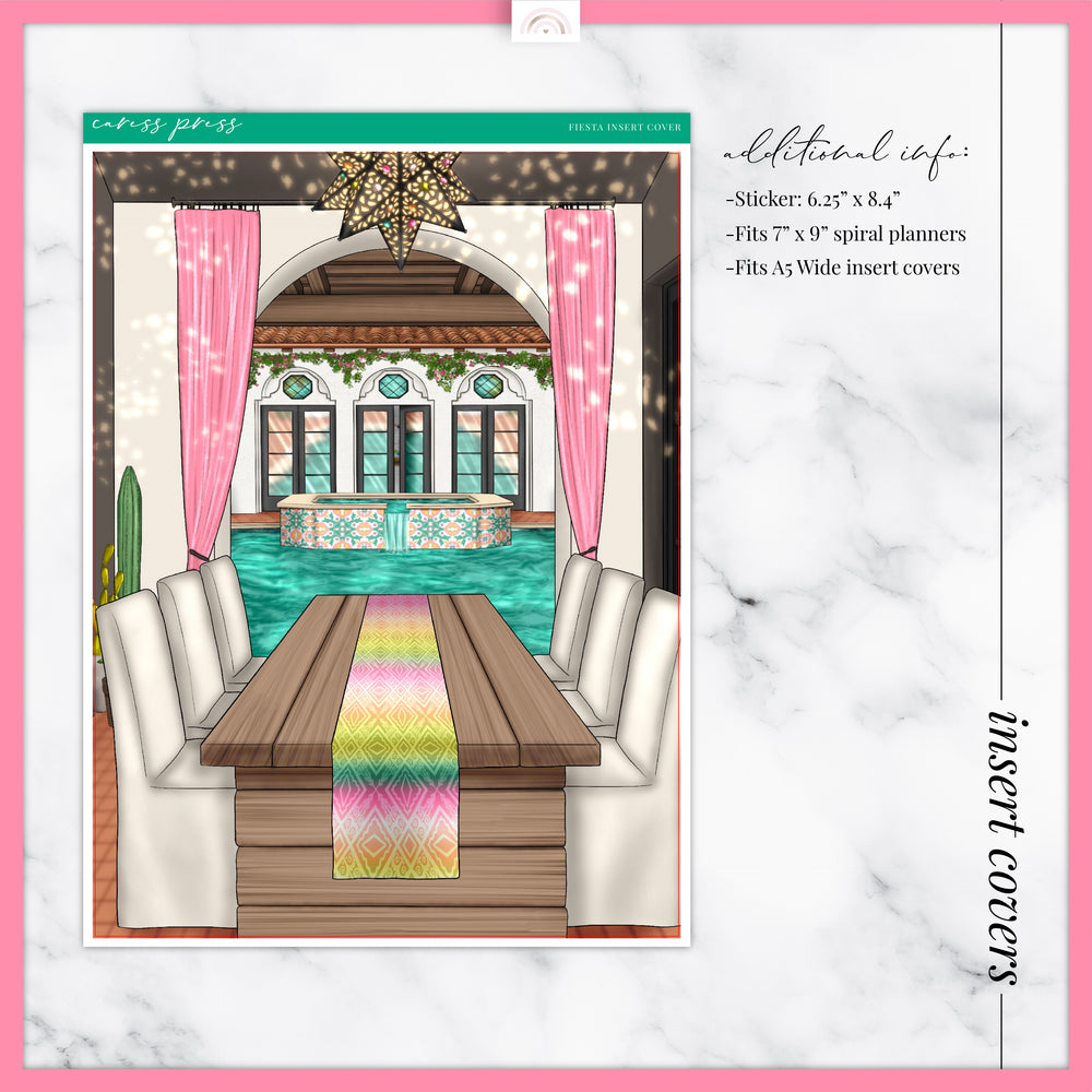 Fiesta Insert or Planner Cover Sticker