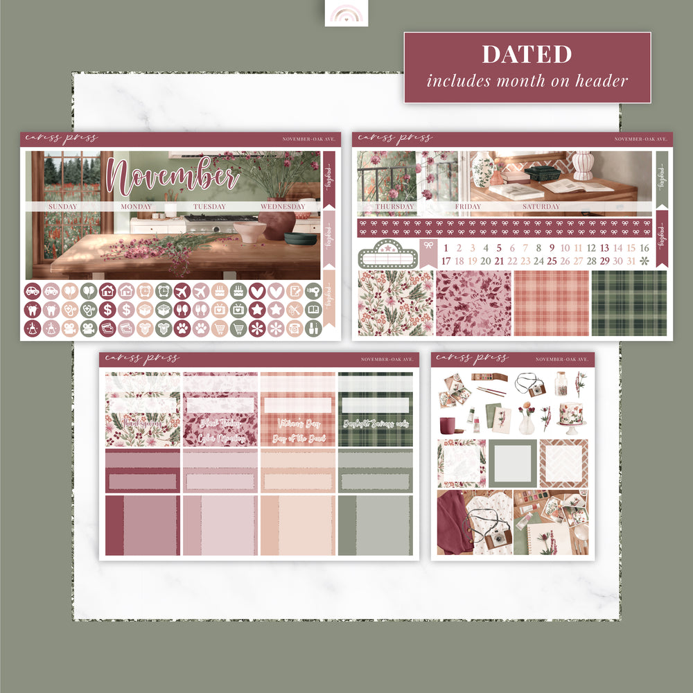 November Monthly - Oak Ave.