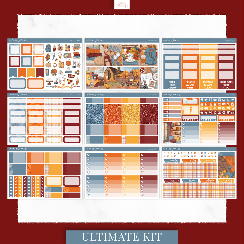 Hello Autumn - Weekly Kit