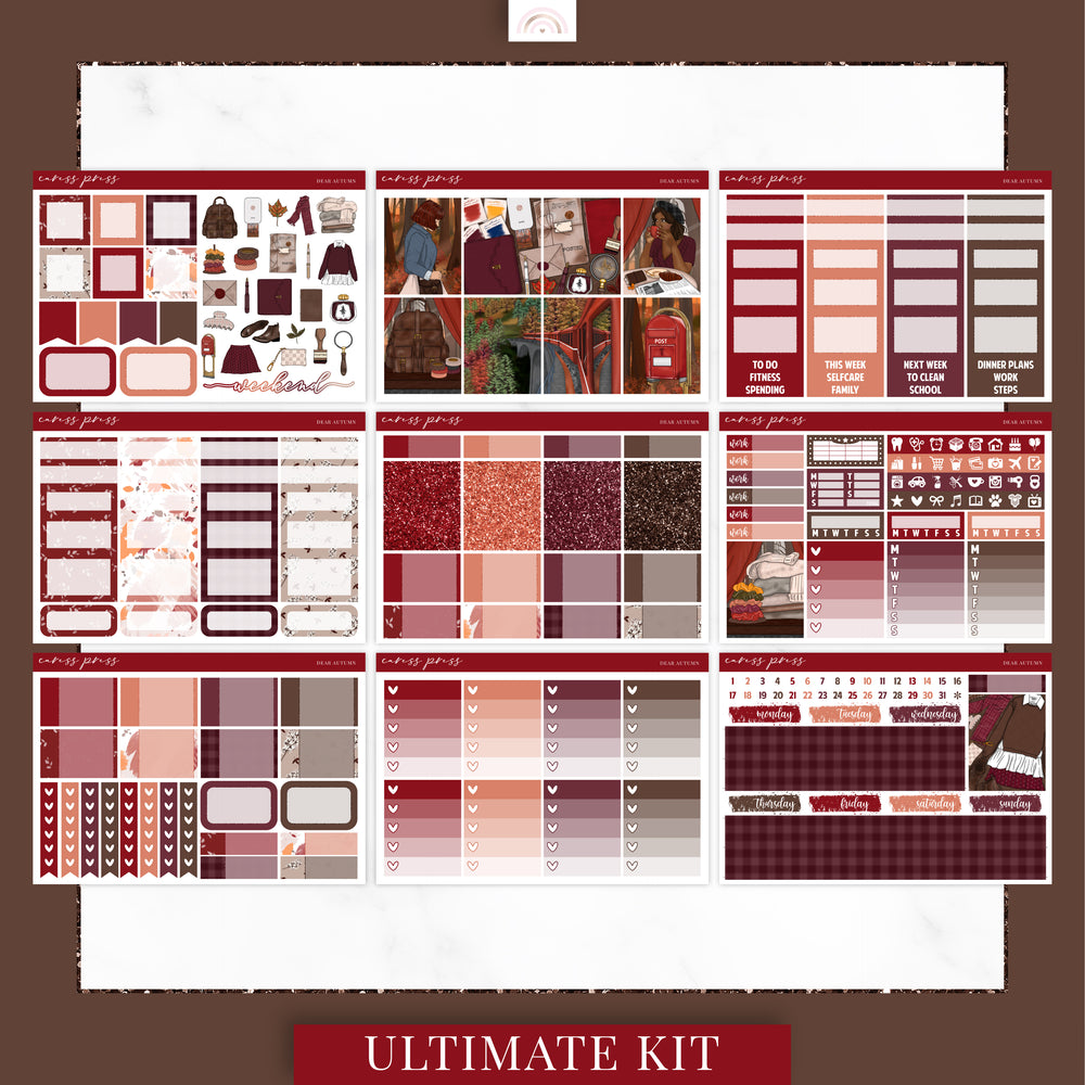 Dear Autumn - Weekly Kit