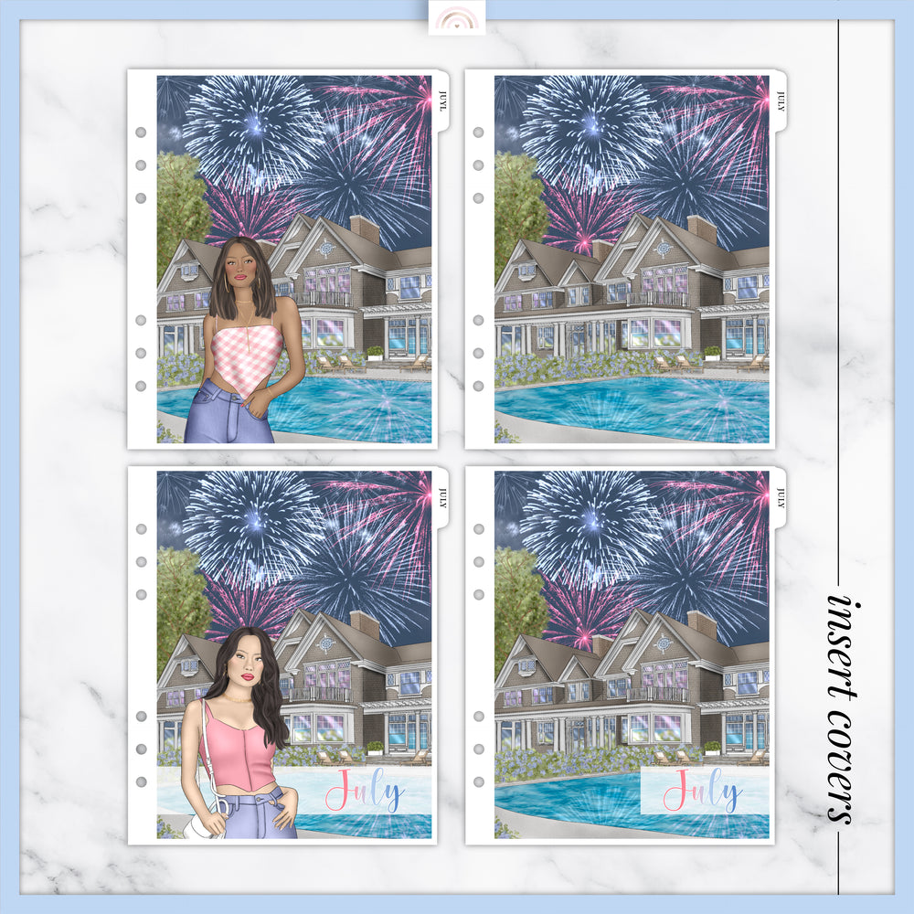 American Babe Insert or Planner Cover Sticker