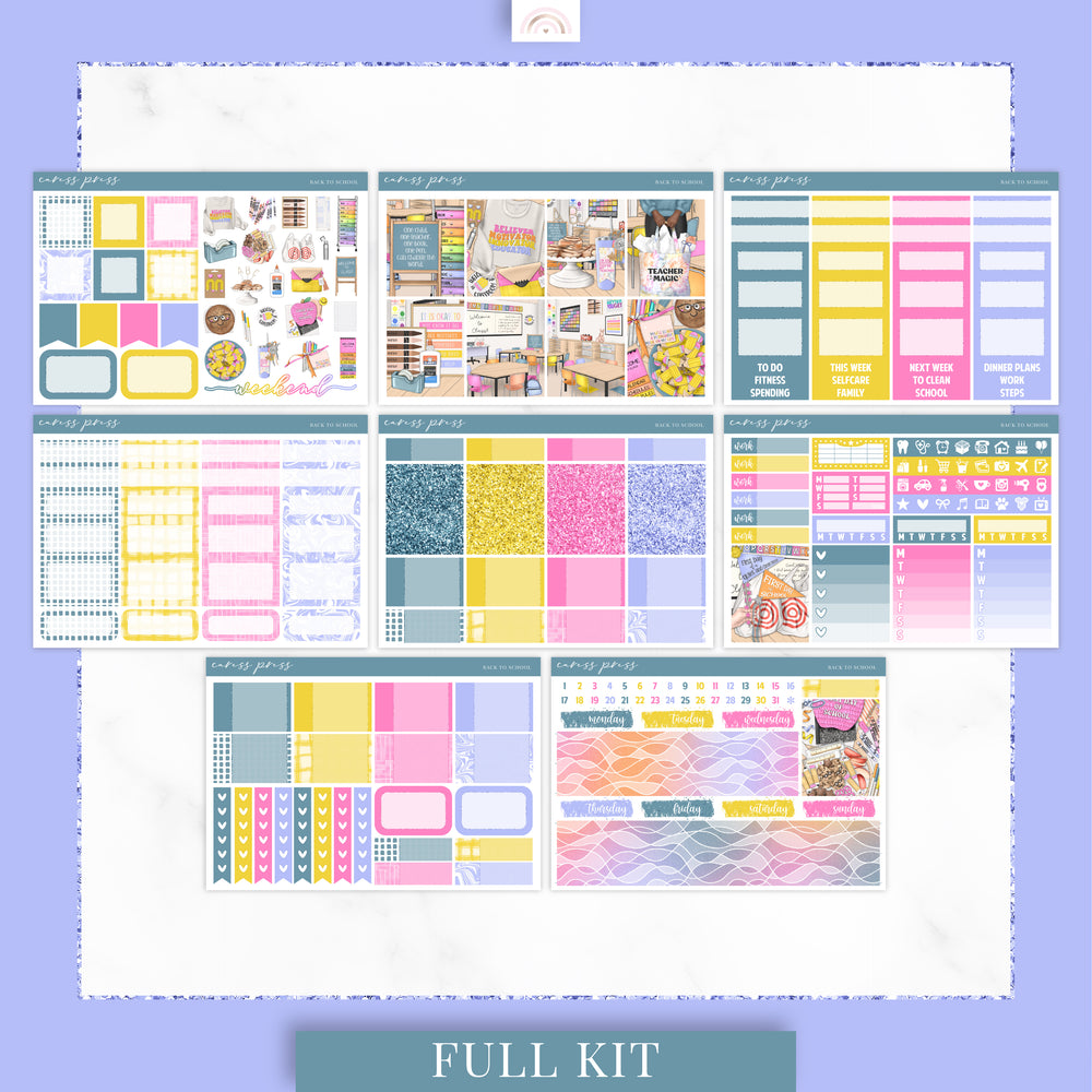 Back to School - Weekly Kit