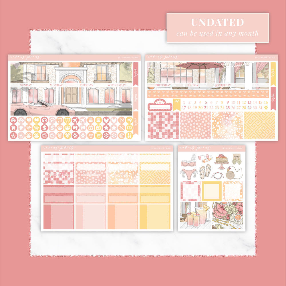 July Monthly - Sunset Glow