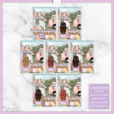 Flower Power (Back View) Insert or Planner Cover Sticker