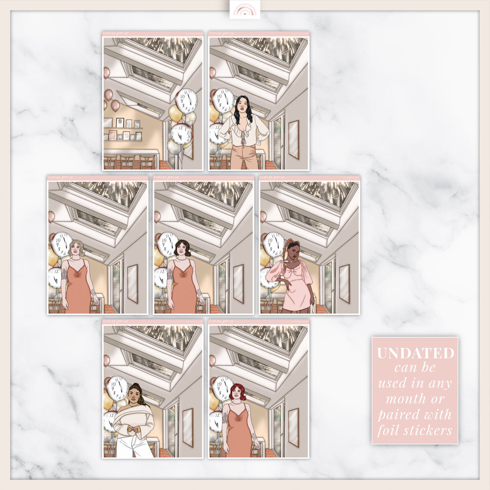 NYE Insert and Planner Cover Sticker