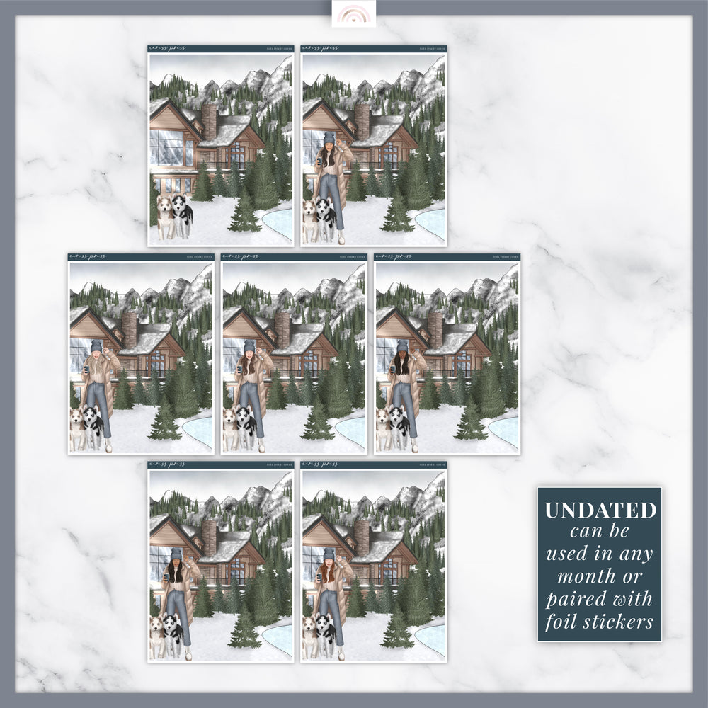 Snowbound Insert and Planner Cover Sticker
